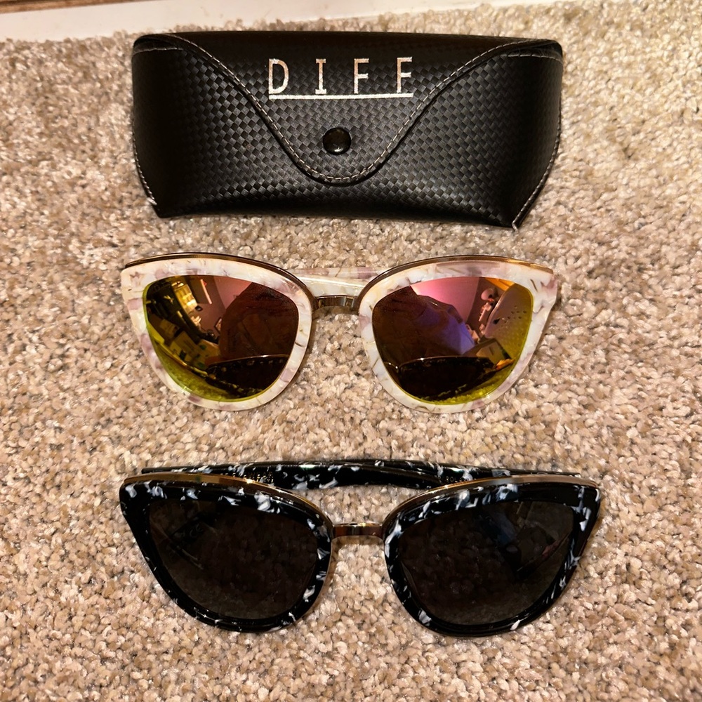 Set of 2 DIFF Sunglasses
